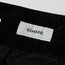 シンメ SINME コーデュロイ ロングパンツ28/ブラック ボトムス【2400013721523】_画像7