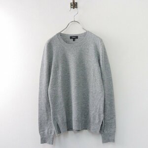 美品 2020 セオリー Theory NEW BASIC CASHMERE KAYLENNA J カシミヤクルーネックニット S/グレー トップス【2400013740890】