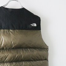 ノースフェイス パープルレーベル THE NORTH FACE 光電子 ライトヌプシベスト M/ベージュ ブラック ダウンベスト【2400013725750】_画像6