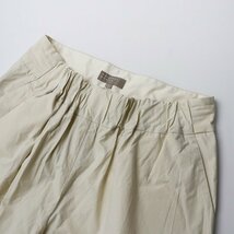 2022SS マーガレットハウエル MARGARET HOWELL PLAIN COTTON SILK コットン シルク パンツ 1/オフホワイト 【2400013716765】_画像1