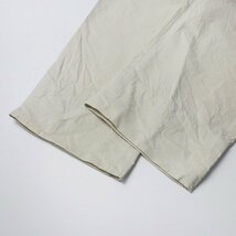 2022SS マーガレットハウエル MARGARET HOWELL PLAIN COTTON SILK コットン シルク パンツ 1/オフホワイト 【2400013716765】_画像6