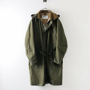 バブアー BARBOUR x マーガレットハウエル MARGARET HOWELL WAXED COTTON ロングコート 10/カーキ アウター【2400013757812】