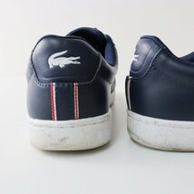 定番 人気アイテム ラコステ LACOSTE カーナビーエポ CARNABY EVO プレーンスニーカー 37(23.5cm)◇ネイビー【2400030061312】_画像5