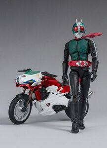 ★開封品「SHODO 掌動-XX シン・仮面ライダー 仮面ライダー第2+1号 」おまけ；組立済品のシンサイクロン号 