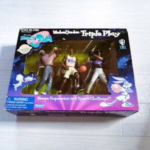  unopened Michael * Jordan ⑬ space jam figure 3 body Triple Play Michael Jordan new goods goods 