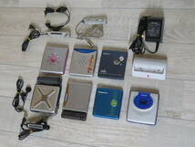 SONY WALKMAN MZ-NE810 / MZ-E44 + Panasonic SJ-MJ19 + SHARP MD-DS55-S / MD-ST50-A / MD-ST700-P / MD-ST70-A MDプレーヤー 計7点 _画像2