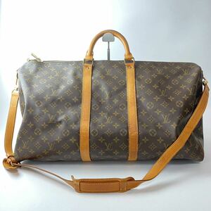 ルイヴィトン LOUIS VUITTON キーポル 55 Keepall バンドリエール モノグラム Monogram ボストンバッグ ショルダーバッグ