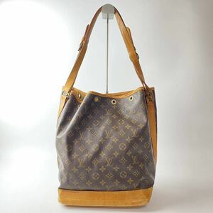 1円 ルイヴィトン LOUIS VUITTON モノグラム Monogram 巾着 レザー ノエ ショルダーバッグ 