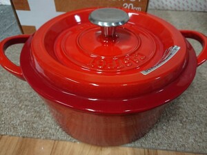 c3522/4未使用展示品 Good Plus CASTPOT OVAL20cm グッドプラス キャストポット オーバル 鉄製 鋳物ホーロー鍋