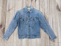 10．USA製 リーバイス 70s 52刻印 3rd LEVI'S 70505 デニムジャケット トラッカージャケット Gジャン 70年代 メンズ34 インディゴy801_画像1