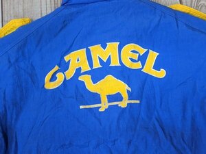 7．希少 CAMEL デカロゴ キャメル タバコ 煙草 キャメル SETAN 裏 キルティング ナイロン ジャケット ブルゾン ジャンパー メンズM 808