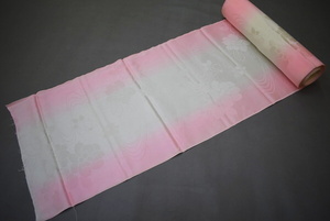 A21-1 быстрое решение новый старый товар натуральный шелк кимоно с длинными рукавами для длинное нижнее кимоно ткань розовый bokashi . вода цветок упрощенный товар 