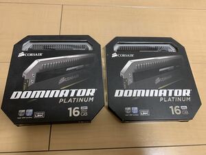 Corsair DOMINATOR PLATINUM★CMD16GX4M2B3000C15×2セット　DDR4-3000MHz★8GB×4枚★合計32GB★