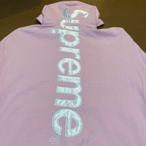 XXL Supreme Satin Applique Hooded Sweatshirt Light Pinkシュプリーム サテン アップリケ フーディー スウェットシャツ ライト ピンク_画像2