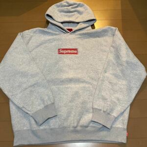 Inside Out Box Logo Hooded Sweatshirt （Heather Grey） 23ss