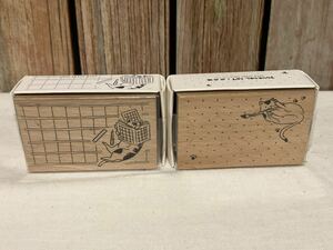 猫スタンプ　stamp ラスト2種セット