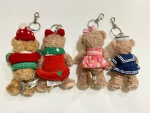 hongkong disney land ShellieMay Duffy ぬいぐるみキーチェーン 4点 香港ディズニー シェリーメイ ダッフィー ☆ちょこオク☆80_画像2