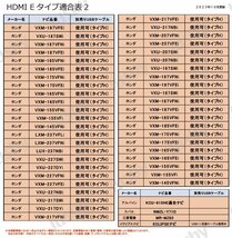 【ナビ別取説付】 カーナビ用HDMIケーブル 日産 MM519D-L MM518D MM517D MM516D HDMI114 セレナ/デイズ/ノート e-Power / B8320-C9920_画像4