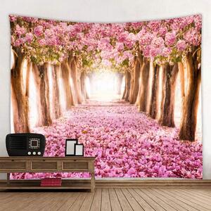  metal fittings attaching tapestry [F78] Sakura average tree spring flower . nature .. pattern change ornament 