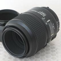 Nikon AF MICRO NIKKOR 105mm f/2.8 D + HS-7 メタルフード_画像1