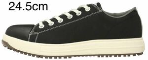  Converse safety shoes work shoes ALL STAR PS 24.5cmhimo type low cut black × white CONVERSE