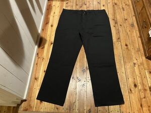 Dickies USA輸入　w43相当　黒　ワークパンツ　100円スタート　売り切り　太め　古着　チノパン　ディッキーズ 