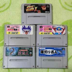 38.ジャンク品 スーパーファミコン ソフト　5本まとめ売り