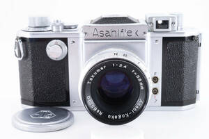 3373 【難あり品(ジャンク）】 Asahiflex 35mm SLR Film Camera Takumar 58mm f2.4 MFフィルムカメラ MF単焦点レンズ 0221