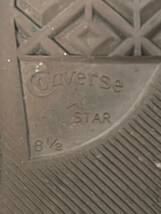 貴重! 90s オリジナル CONVERSE コンバース ALL STAR オールスター レザー 革 USA製 US 8 1/2 27センチ NIRVANA カート・コバーン_画像6