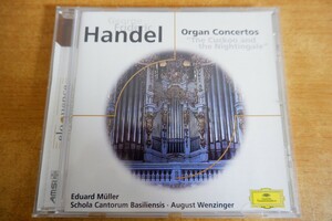 CDk-4922 August Wenzinger / Handel:Organ Concerto in F major, HWV 295