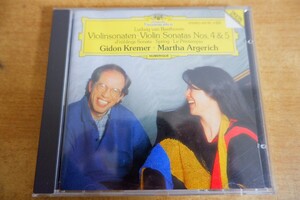 CDk-4964 GIDON KREMER/MARTHA ARGERICH / BEETHOVEN: VIOLINSONATEN NR. 4 & 5 FRUHLING