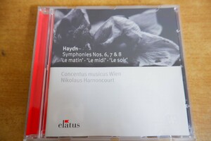 CDk-4969 Haydn - Concentus Musicus Wien, Nikolaus Harnoncourt Symphonies No. 6-8. Le Matin Le Midi Le Soir