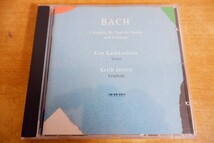 CDk-5048＜ECM＞Bach - Kim Kashkashian, Keith Jarrett / 3 Sonaten Fr Viola Da Gamba Und Cembalo_画像1