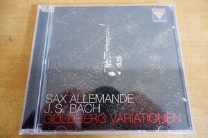 CDk-5058 Johann Sebastian Bach, Sax Allemande / Goldberg Variationen BWV 988 Aria mit 30 Veranderungen(Clavier-Ubung, Teil IV)