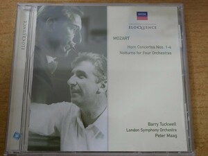 CDk-4314 TUCKWELL ,LSO,MAAG / MUZARI: HORN CONCERTOS NOS, 1-4-NOTTURNO FOR FOUR ORCHESTRAS