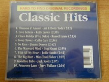 CDk-4663 Hard To Find Original Recordings Classic Hits_画像2