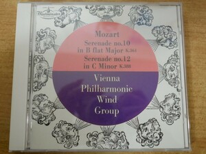 CDk-4684 Mozart, Vienna Philharmonic Wind Group Serenade No.10 For 13 Instruments In B Flat Major K.361, No.12 In C Minor K.38