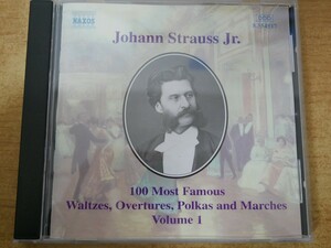 CDk-4767 Johann Strauss Jr. 100 Most Famous Waltzes, Overtures, Polkas And Marches Volume 1