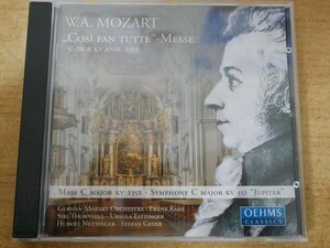 CDk-4779 Wolfgang Amadeus Mozart Cosi fan tutte Mass C major KV 235e Symphony C major KV 551