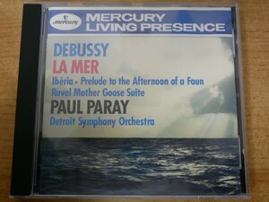 CDk-5123 Debussy / Ravel - Paul Paray, Detroit Symphony Orchestra Iberia Prelude A L'Apres-Midi D'Un Faune La Mer