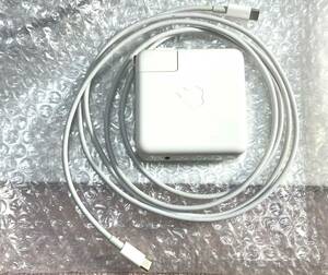 Apple 純正品 ACアダプタ USB-C 61W A1718　macbookPRO MAC マック ACアダプター