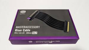COOLERMASTER/クーラーマスター　MasterAccessory Riser Cable PCIe 3.0 x16 VER. 2 - 300mm