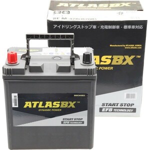 ATLASBX アトラス AT M-42R 国産車バッテリー アイドリングストップ車用 EFB Technology