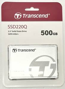 【新品未使用】Transcend 内蔵SSD 500GB　TS500GSSD220Q