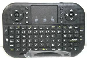 ミニ キーボード ワイヤレスMini Bluetooth keyboard 2.4GHz ＆Bluetooth キーボードタッチパッド搭載 無線 USB レシーバー付き