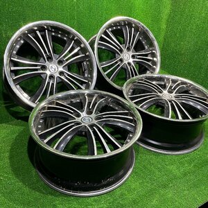 19×8j 5h ＋45 114.3 WARWIC MONZA ワーウィック モンツァ DS717 深リム アルミ ホイール ホイル 19 インチ in 5穴 pcd 4本 菅19-519