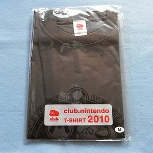 ▼▼▼ クラブニンテンドー ティーシャツ T シャツ 2010 チャコール club.nintendo T-SHIRT 18 M ▼▼▼