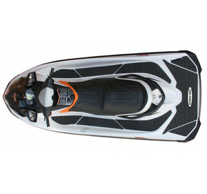 《HT884CGPBK》HYDRO-TURF SEADOO GTI GTR WAKE DECK MAT BLACK ハイドロターフ デッキマット シードゥ ストレートカット