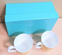 未使用保管品 廃盤 希少 ティファニー Tiffany&Co. ピンクチューリップ ペアマグカップ ペアカップ マグカップ ティーセット _画像3