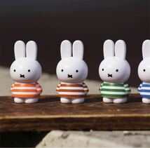 新品 miffy ミッフィー テトラフィビッツ 24個セット ボーダー 花柄 全24種 コンプリート マスコット フィギュア 可愛い 身長約4.5cm_画像8